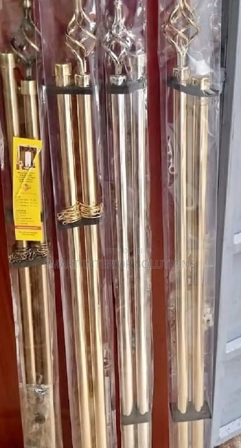 Rust Resistant 2 Meters Double Curtain Rod