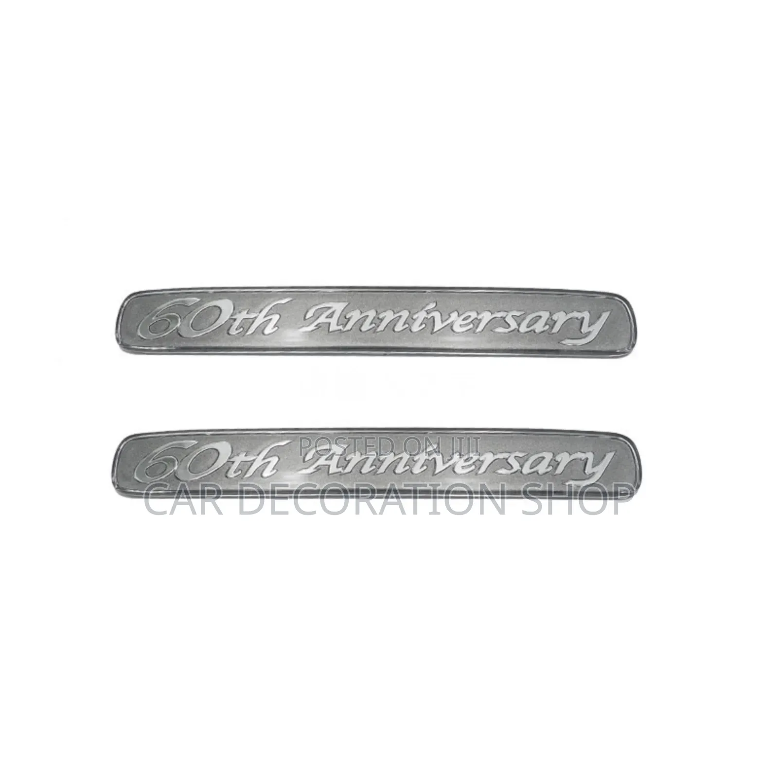 1pc 60th Anniversary Acrylic Prado Emblem