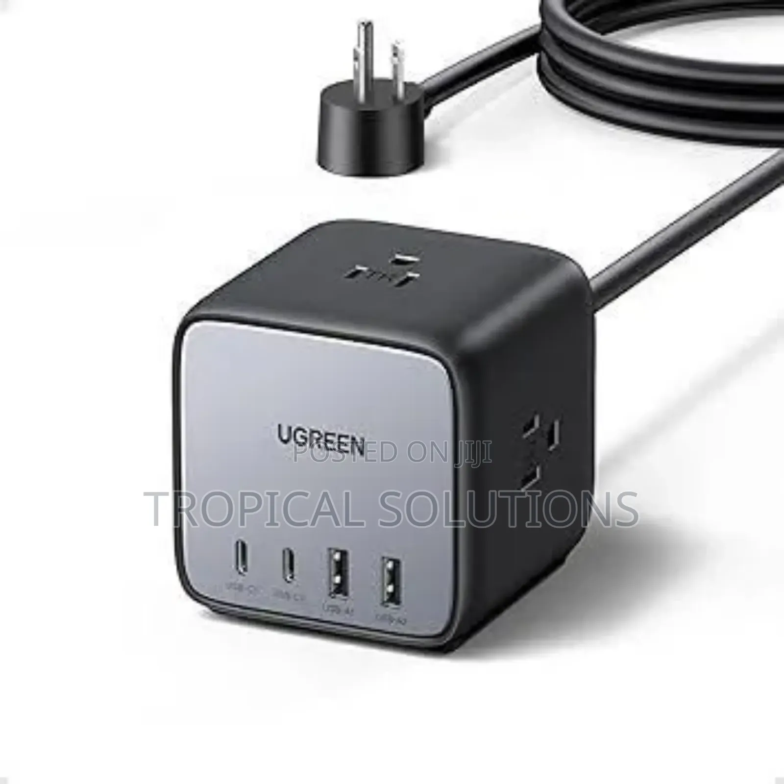 Ugreen Diginest Cube Power Strip (3ac Outlets + 65w 2a2c) Uk