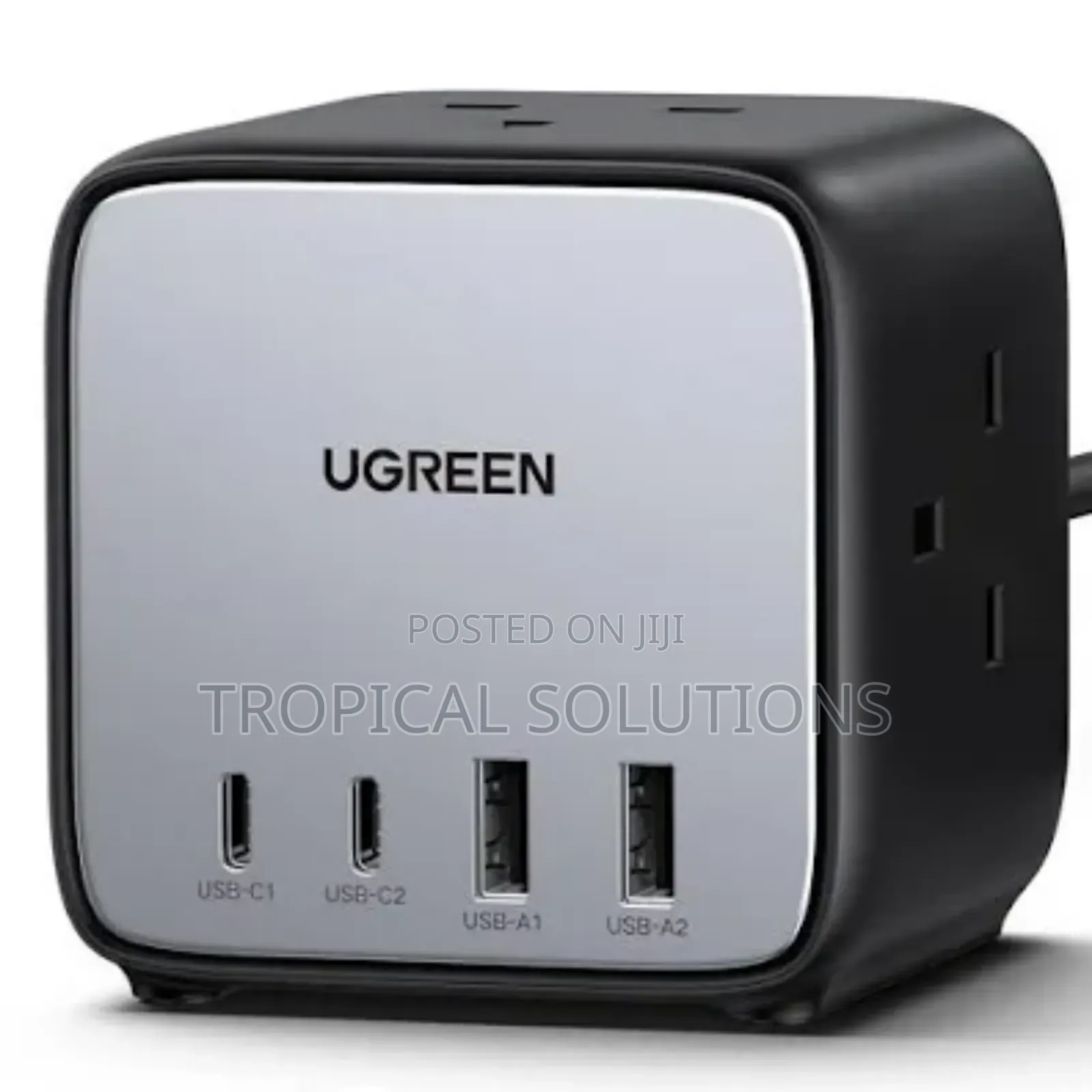 Ugreen Diginest Cube Power Strip (3ac Outlets + 65w 2a2c) Uk