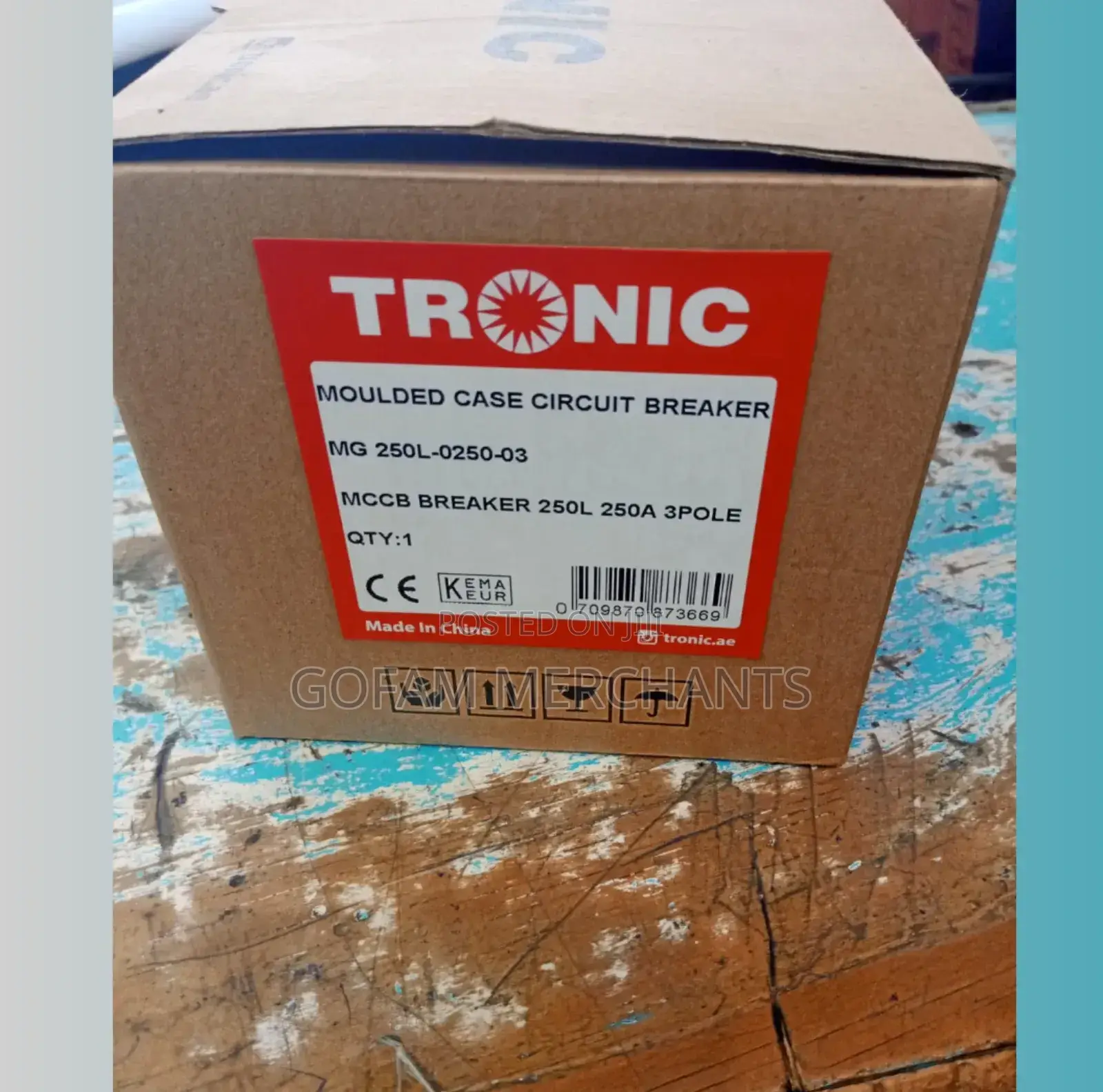Tronic Mccb 250a 3 Pole