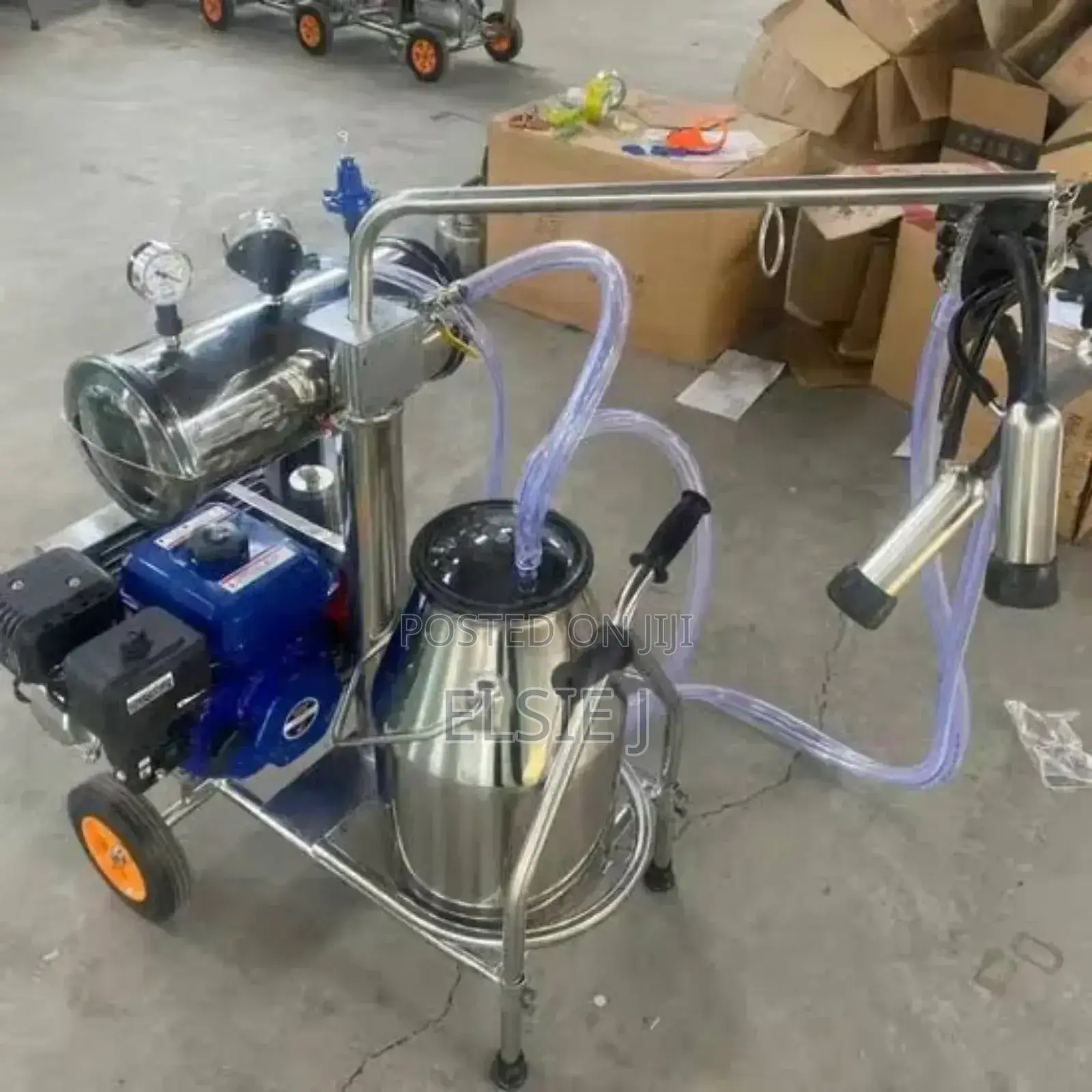 Single Drum Milking Machine – Efficient Portable Dairy Solution