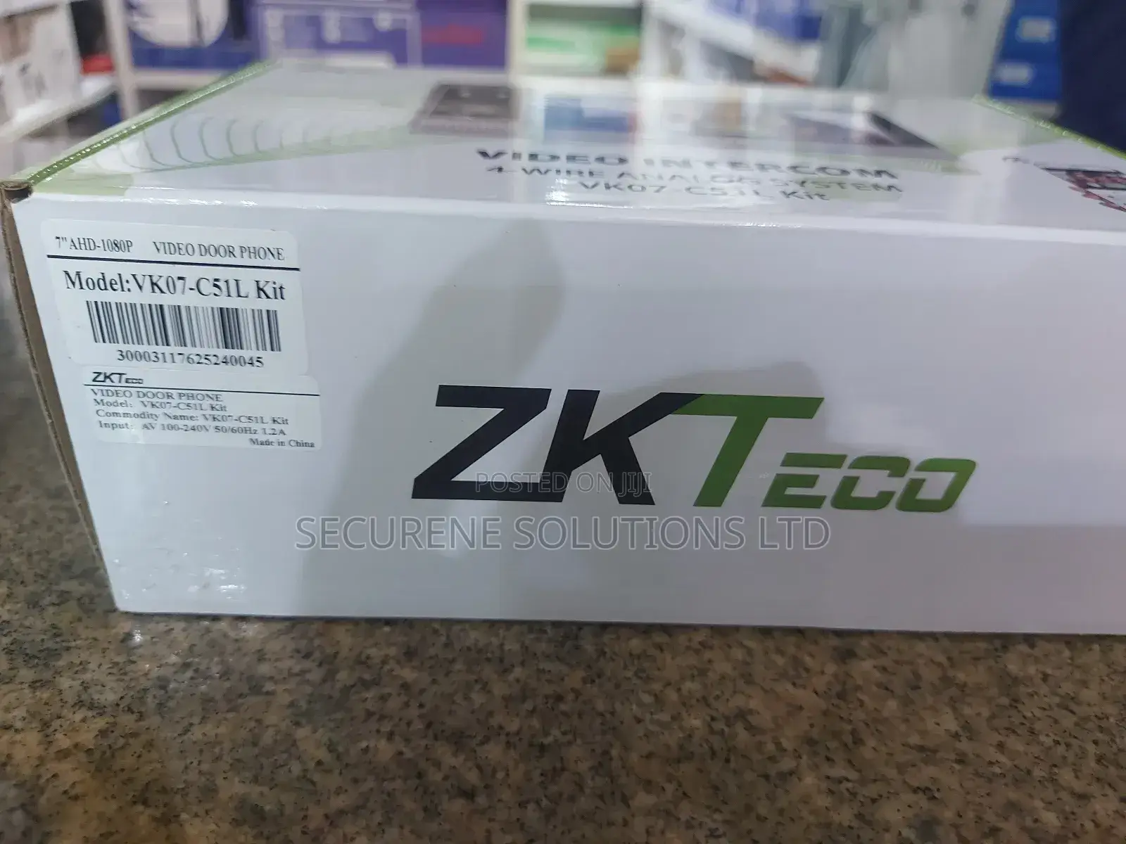 Zkteco Vk07-C51l Kit, a 4-Wire Analog Video Intercom System