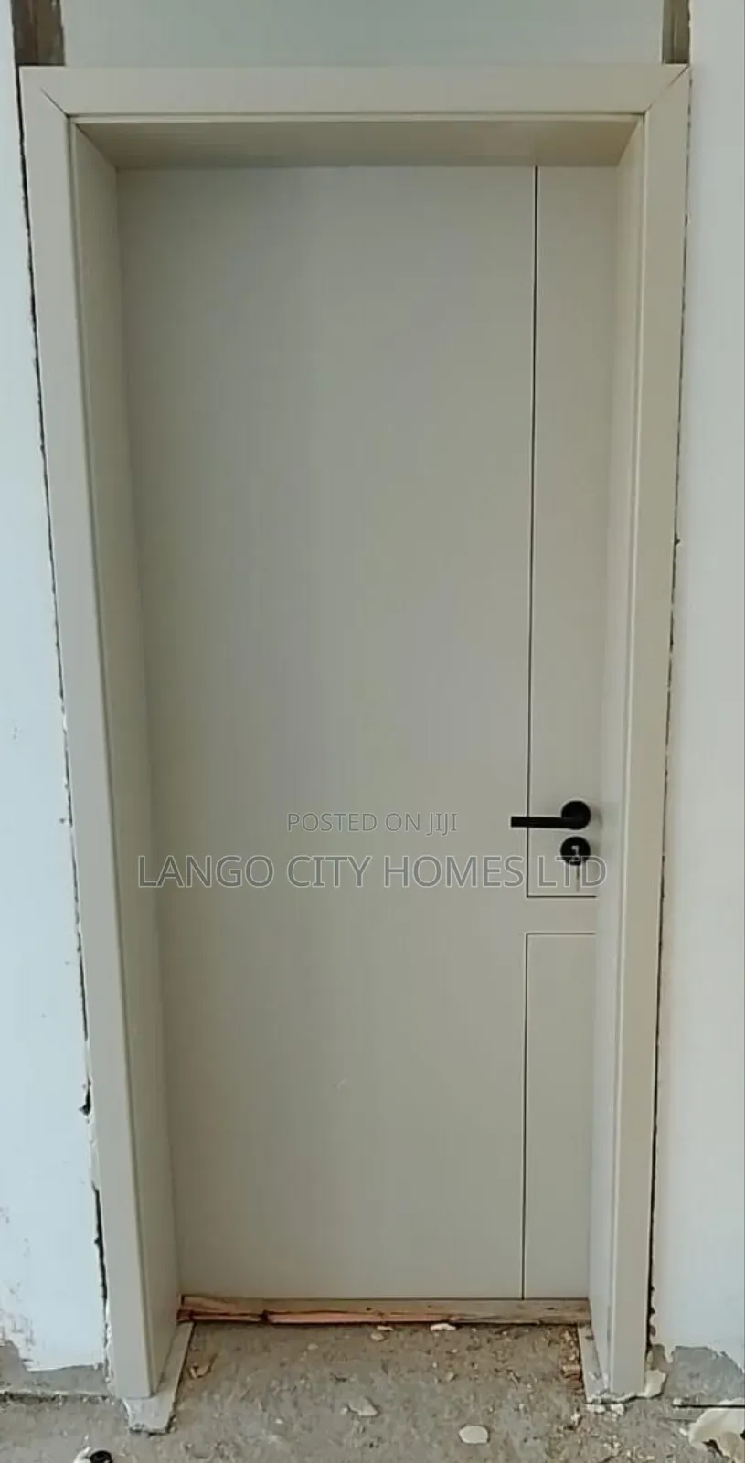 Modern White Interior Wooden Doory