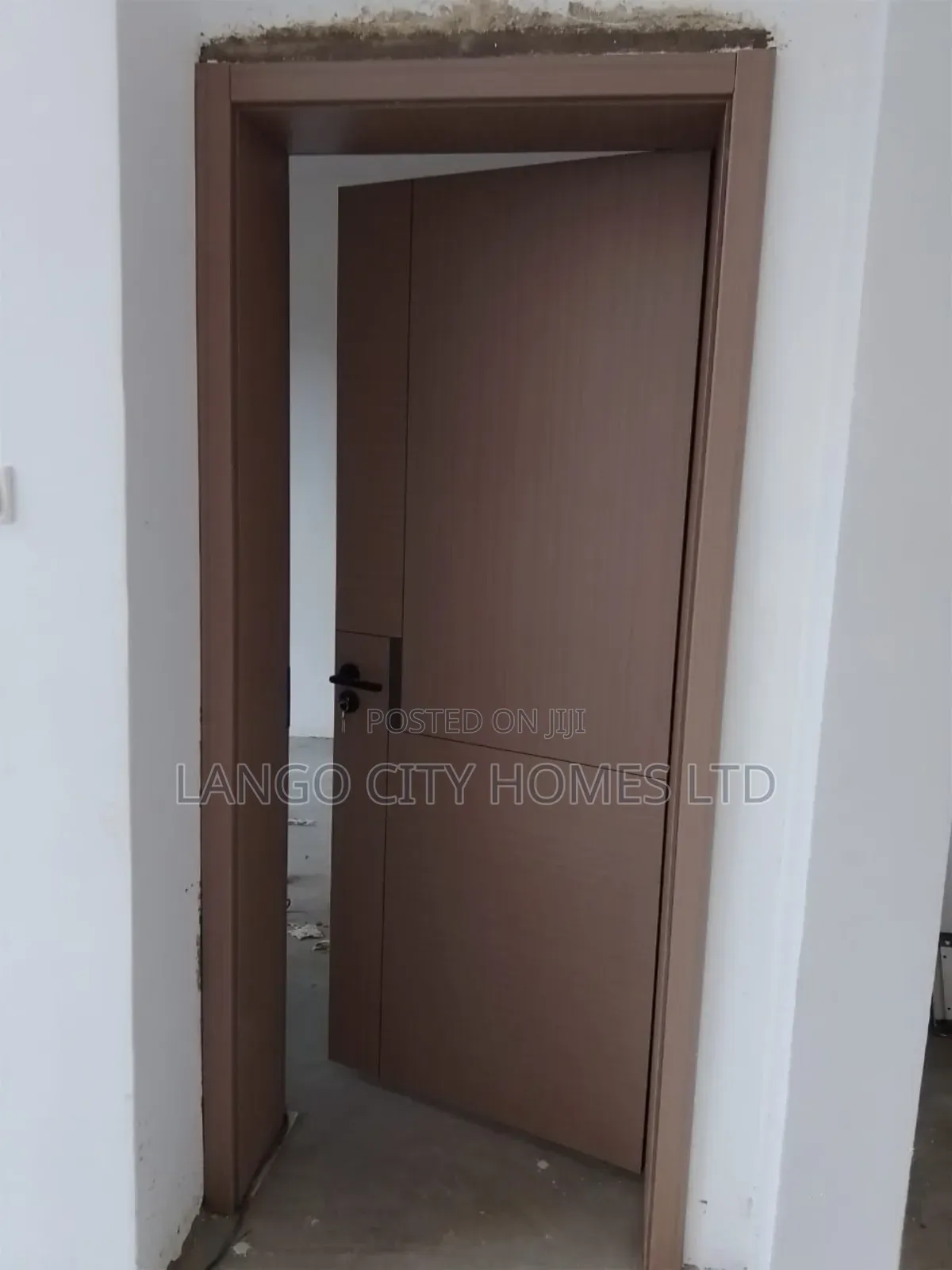 Modern Brown Interior Door Wooden
