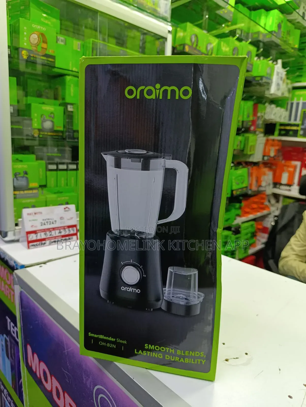 Oraimo Smartblender Sleek 1.5l 2 Speeds Blender
