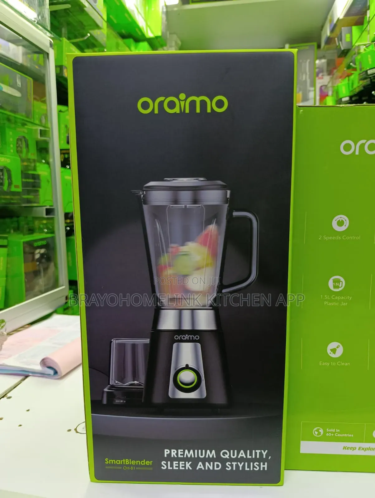 Oraimo Smart Blender 1.5l Speeds Control Blender