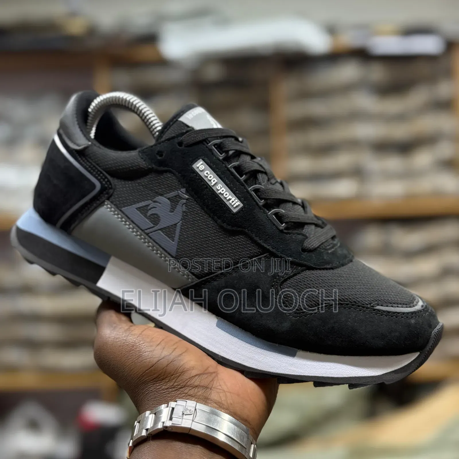 Le Coq Sportif Black Men Casual Shoes
