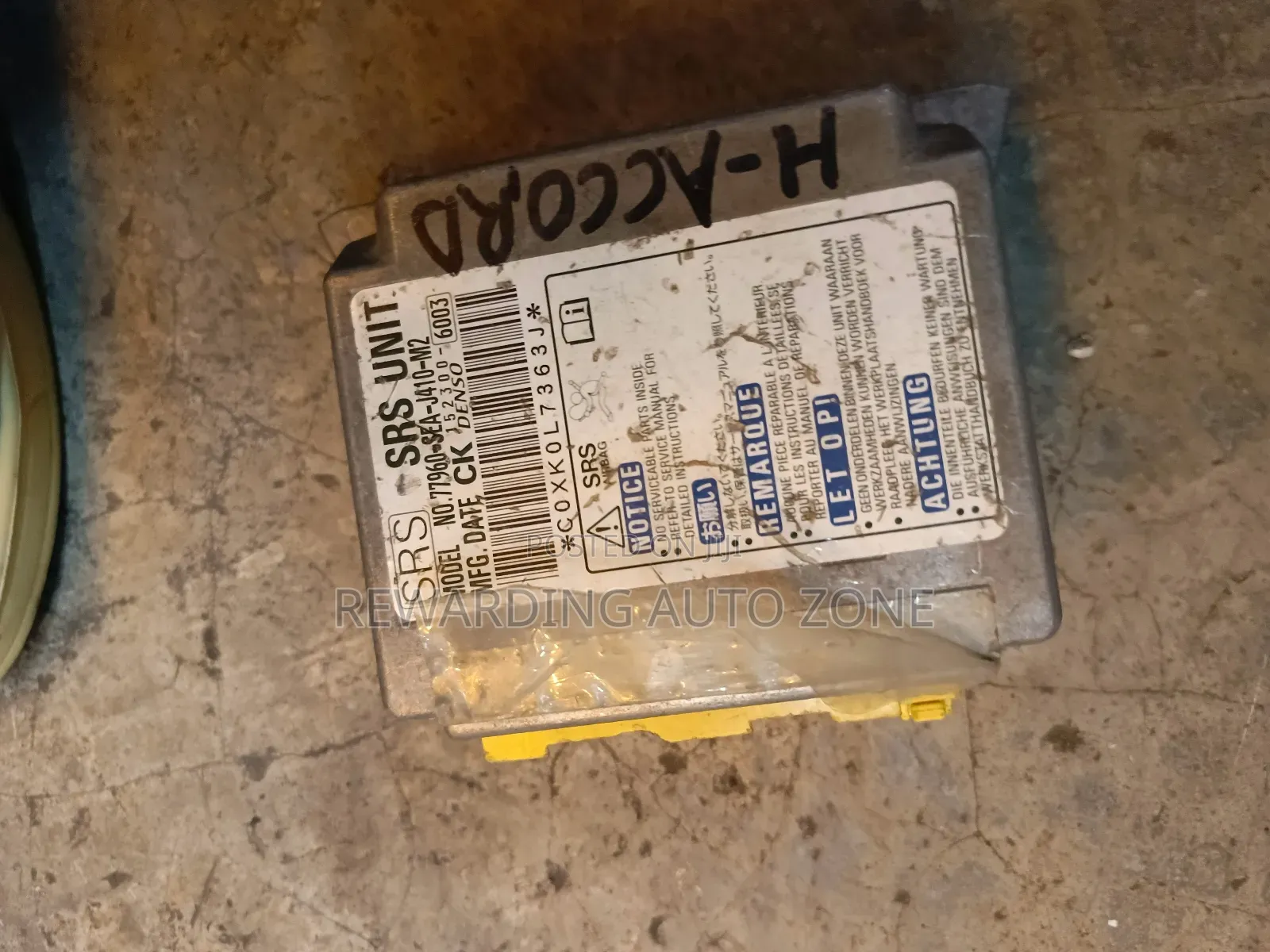 Honda Accord SRS Module.