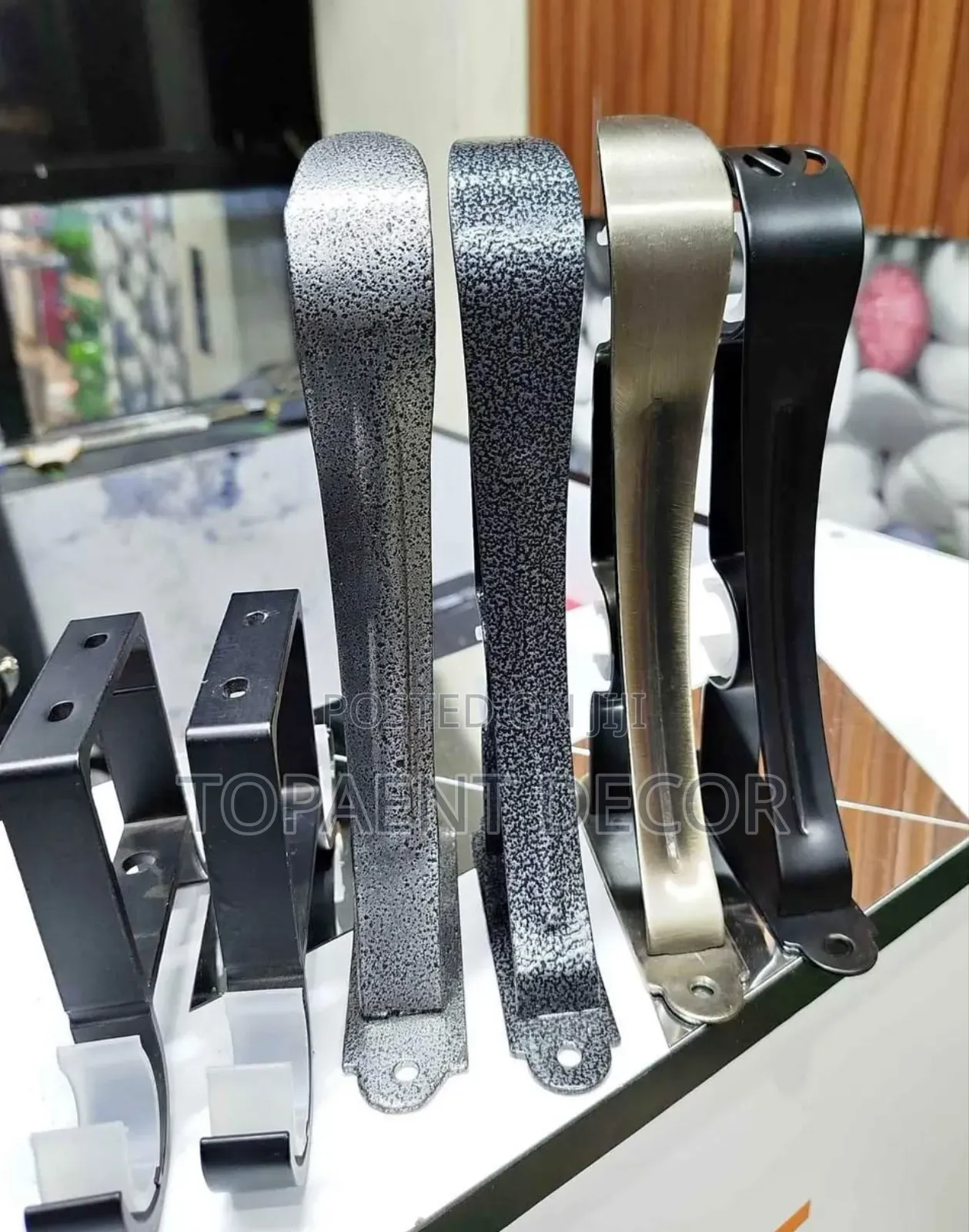 Wall Brackets and Ceiling Brackets for Powder Coated Rods