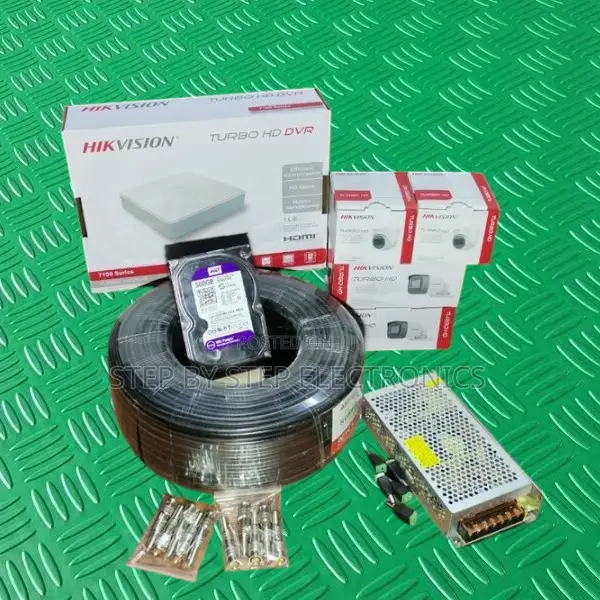 Trusted Brand 4 Hikvision 1080p 2mp CCTV Cameras Complete System
