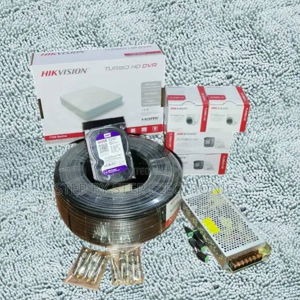 Stunning Image 4 Hikvision 1080p 2mp CCTV Cameras Complete Package