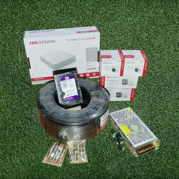 4 Hikvision Dome Bullets 1080p 2mp CCTV Cameras Complete System