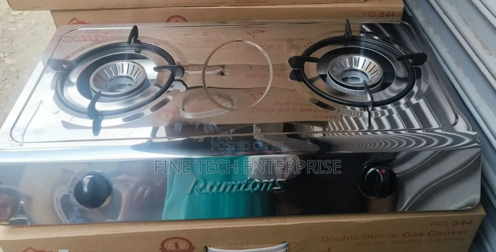 Ramtons Rg/544 Double Burner Gas Cooker