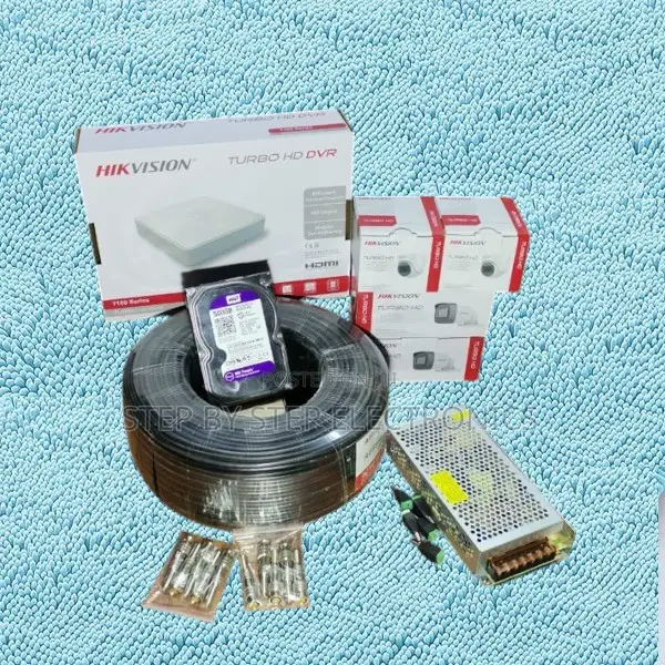 24/7 Surveillance 4 Hikvision 1080p 2mp CCTV Cameras Complete Package