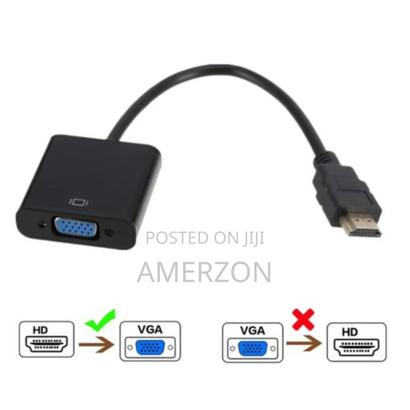 Hdmi to Vga Adapter 1080p for Laptop,Pc,Desktop