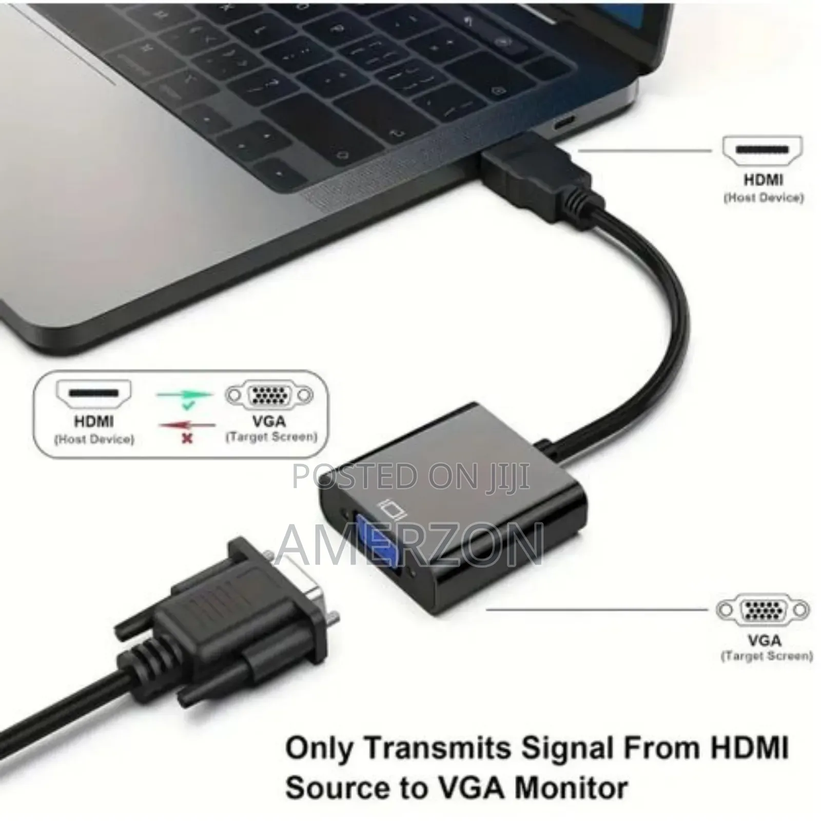 Hdmi to Vga Adapter 1080p for Laptop,Pc,Desktop