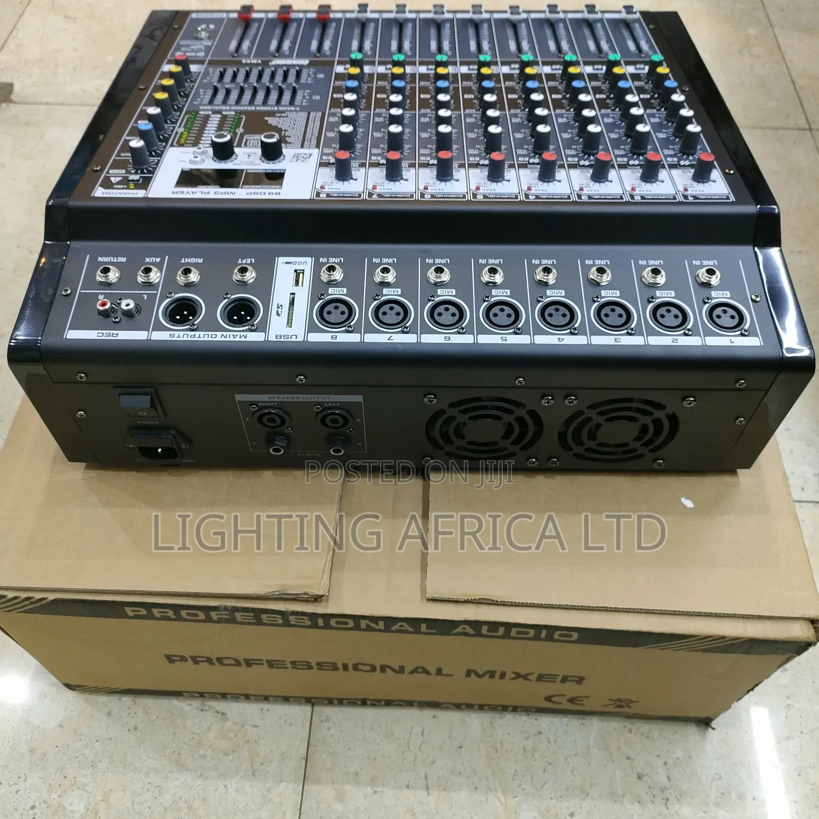 8 Channels Lexen Proffesional Powered Mixer 800w X 2