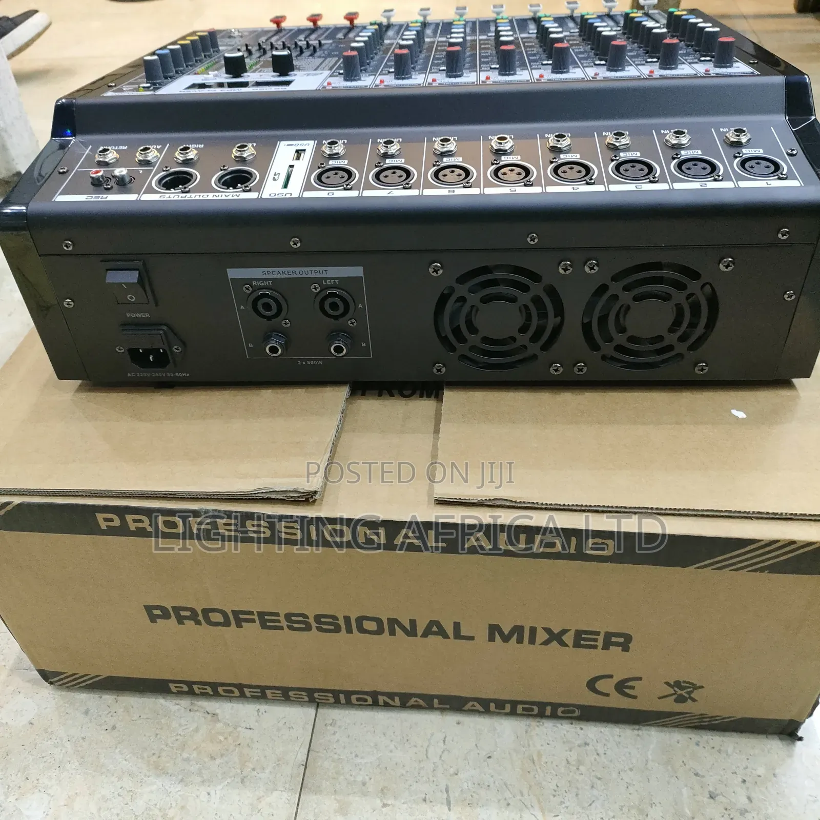 8 Channels Lexen Proffesional Powered Mixer 800w X 2