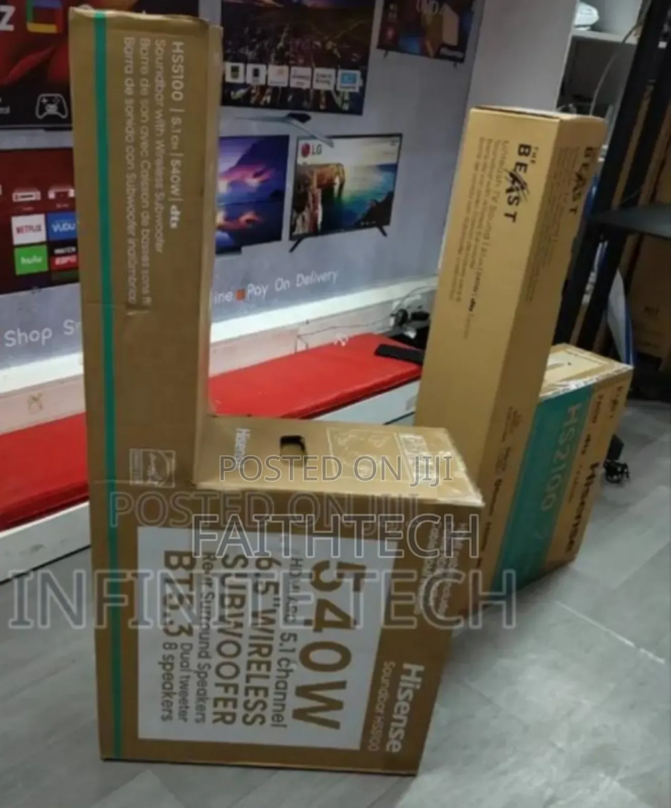 Hisense Soundbar 5.1 Channel 540w Hs5100