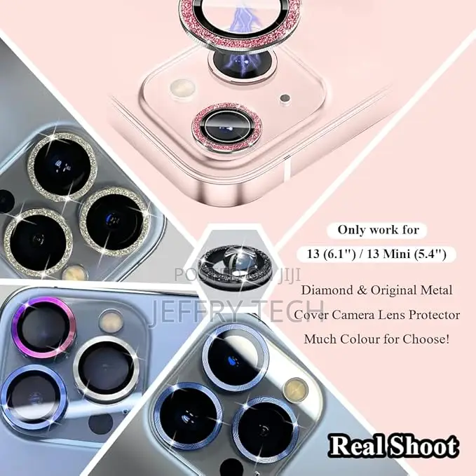 Jolojo Bling Camera Lens Protector Tempered Glass