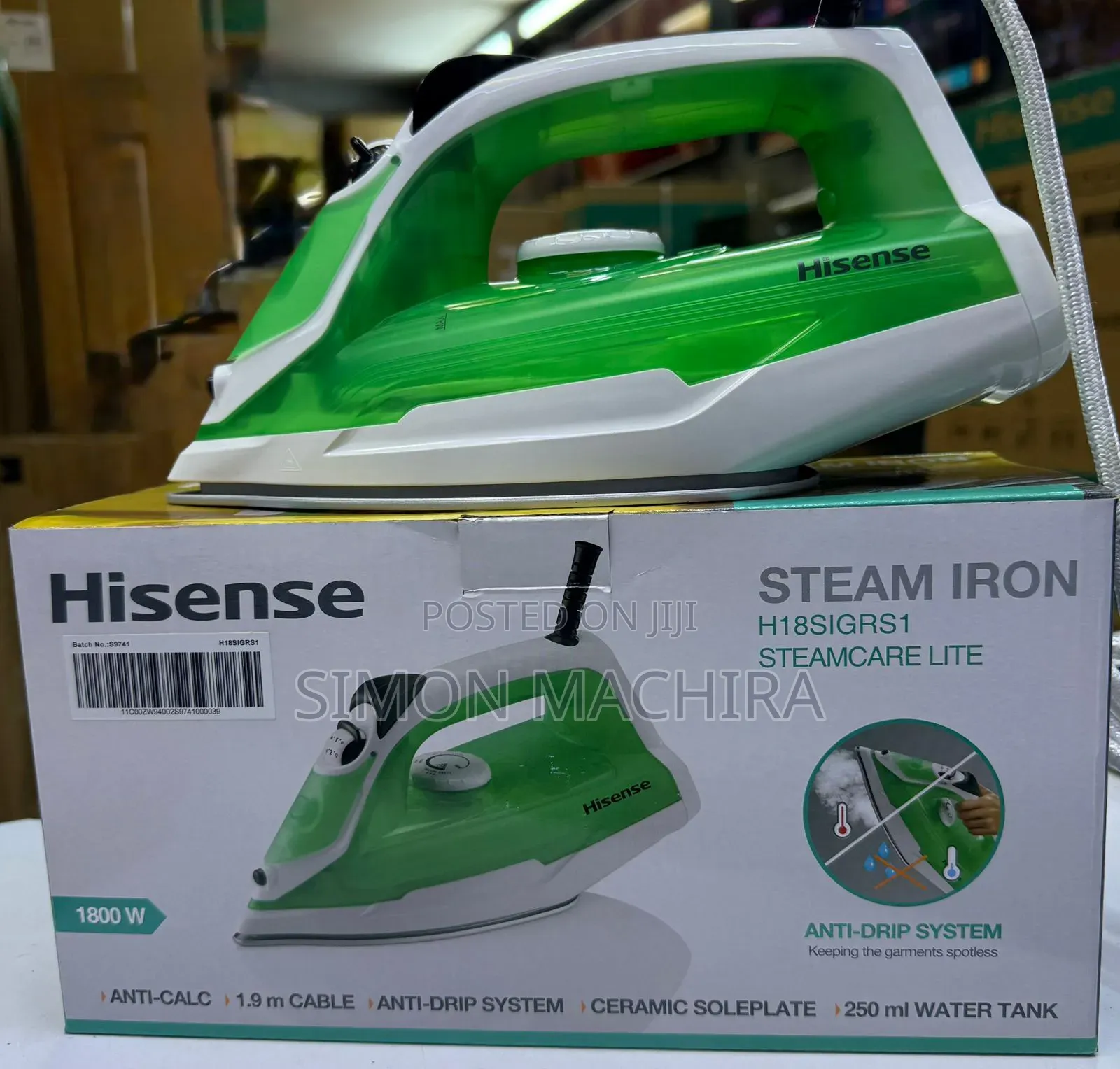 Hisense Steam Iron 2800w
