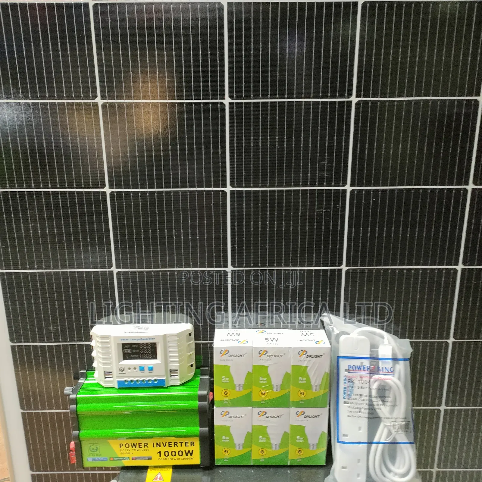 575watts Solar Panel - 200ah Battery - 1000w Inverter - 200ah Battery