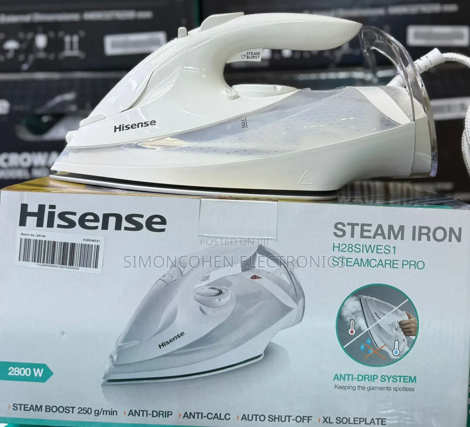 Hisense 2800w Steam Iron