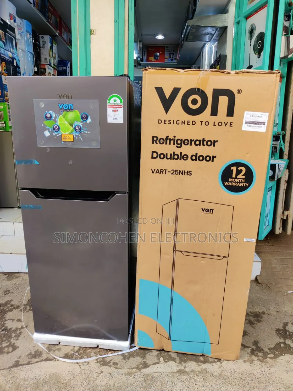 Von Fridge 220l No Frost