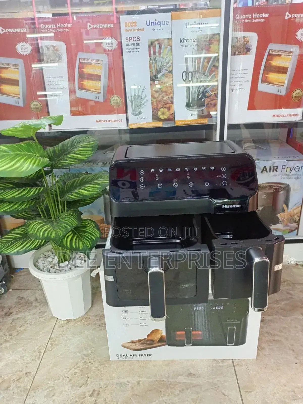 Hisense Dual Air Fryer.
 Capacity 8.6 Litres