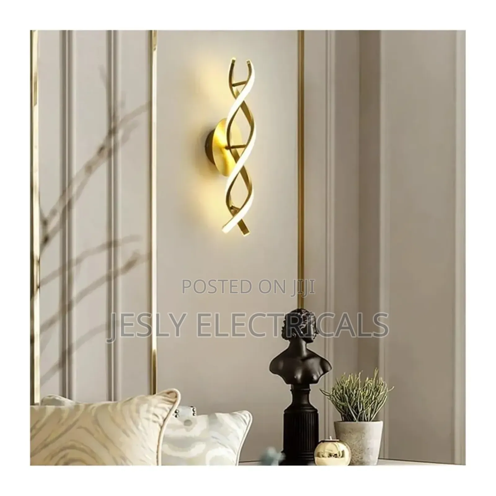 Andwarm Spiral Shape Wall Lamp