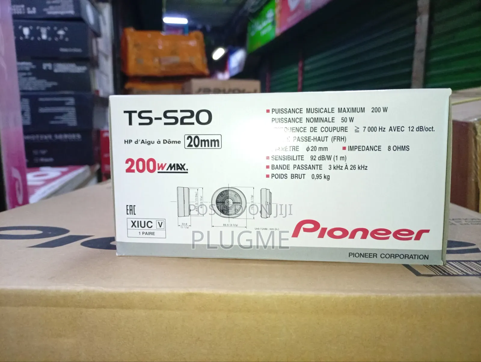 Pioneer Ts-S20 20mm 200w Original Sealed Car Audio Tweeters