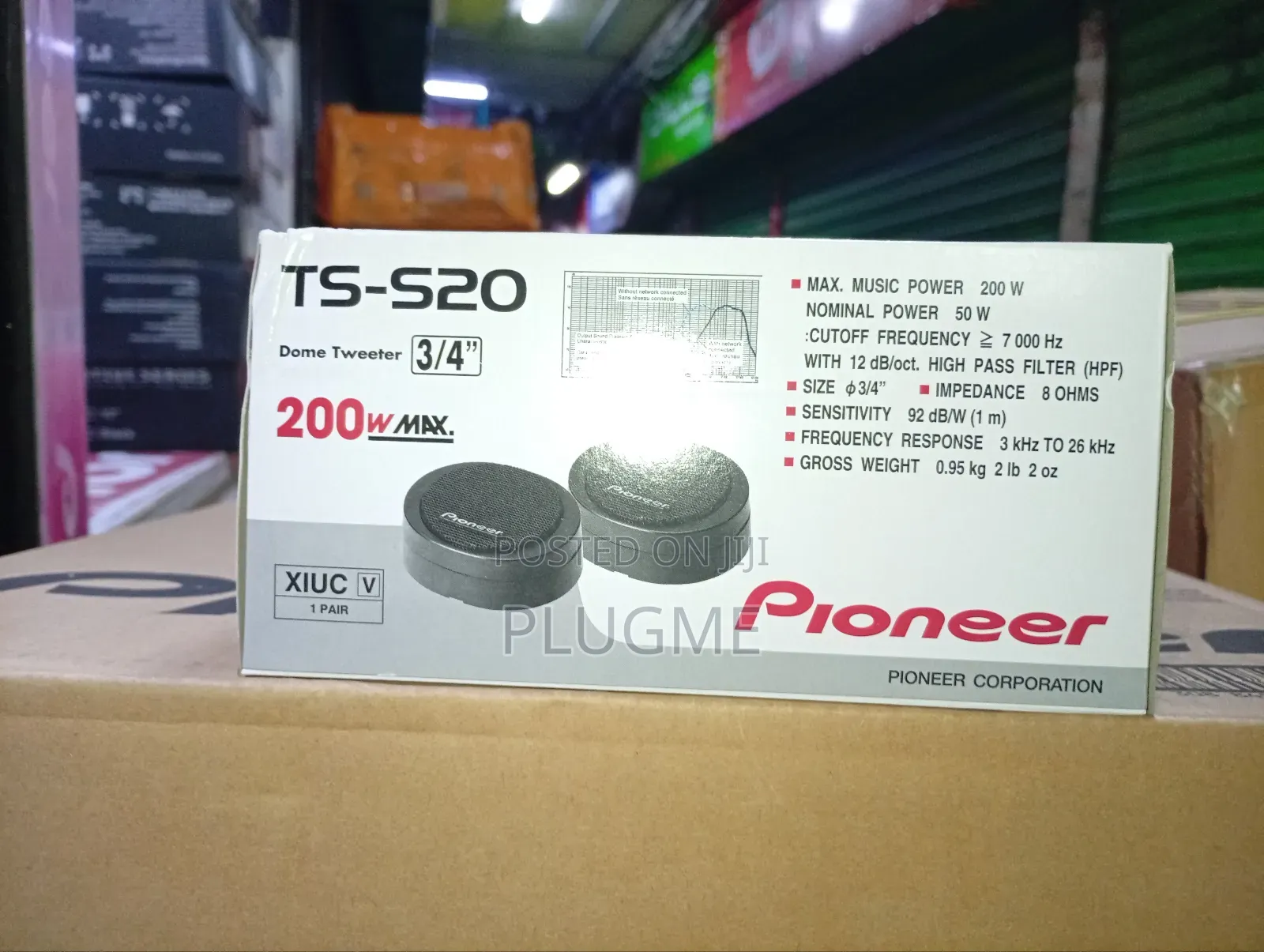Pioneer Ts-S20 20mm 200w Original Sealed Car Audio Tweeters