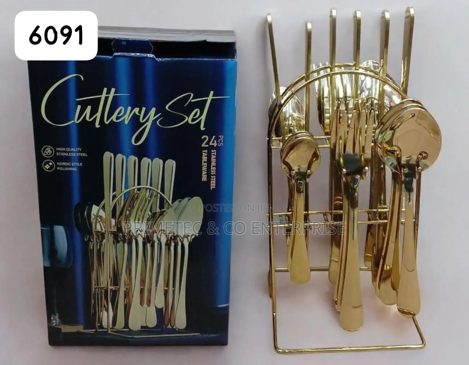 Golden Cutlery Set