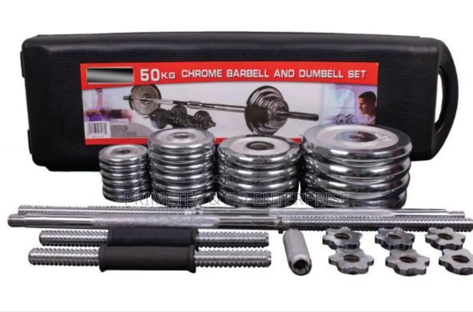 50kg Chrome Dumbell.