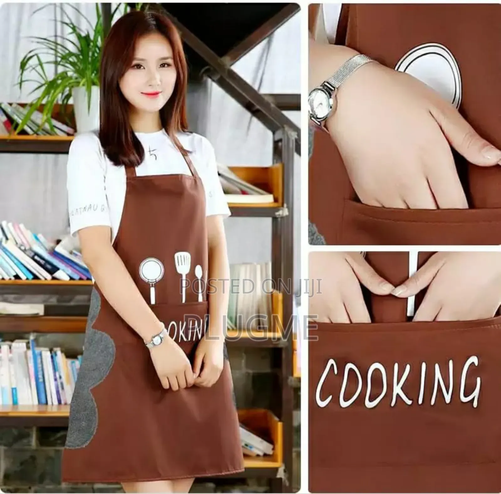 Water Proof Adult Kitchen Aprons Oil Proof Different Colors