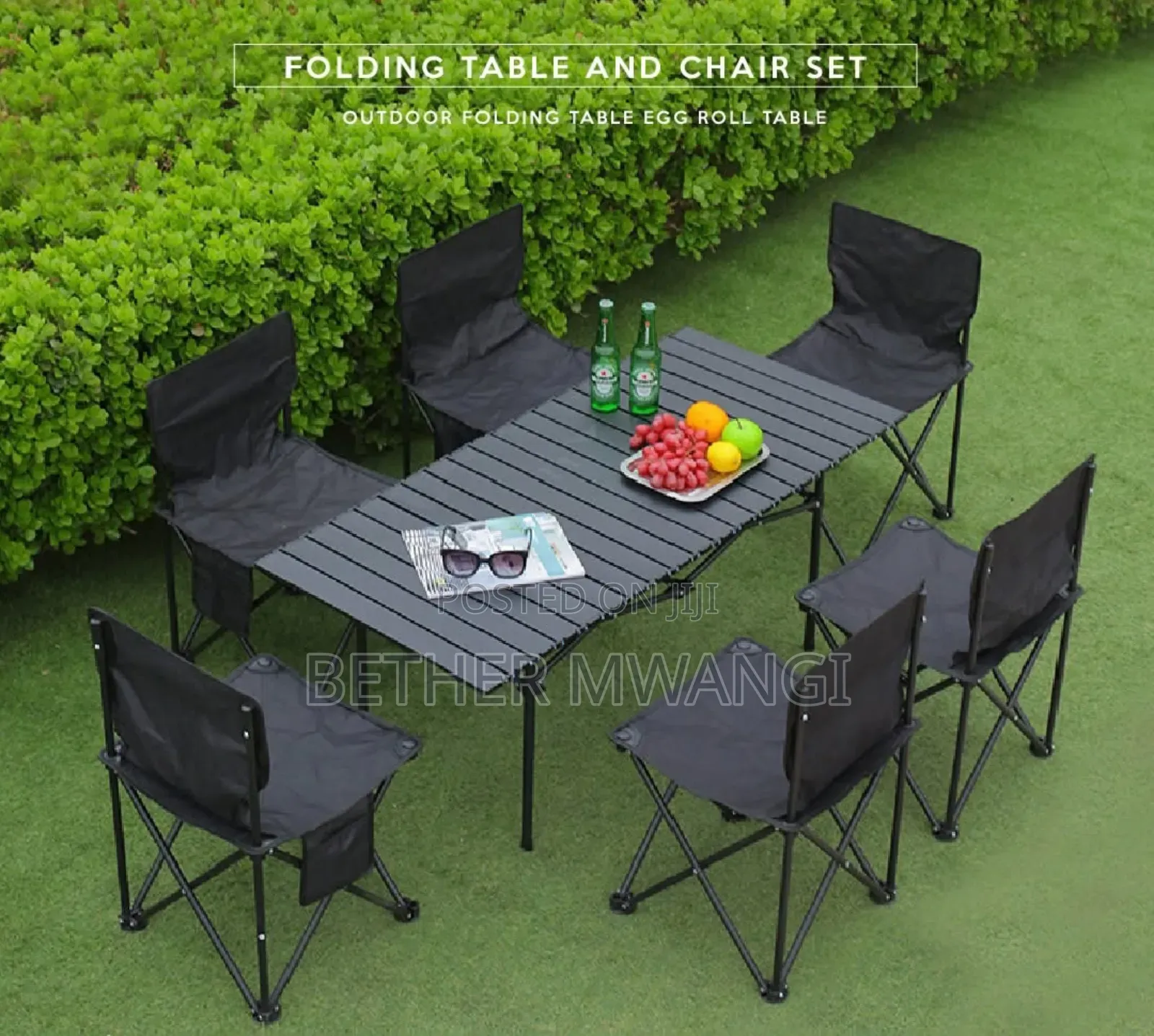 Outdoor/Camping Folding Table+Chair Set in Kenya