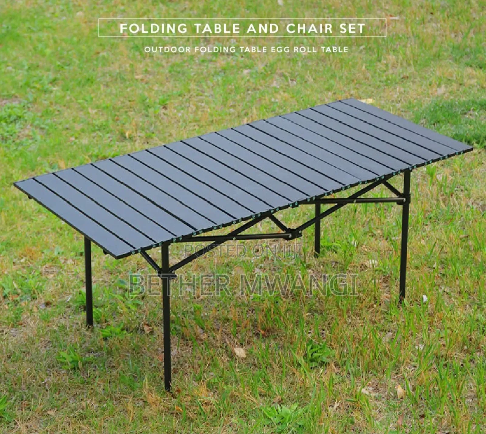 Outdoor/Camping Folding Table+Chair Set in Kenya