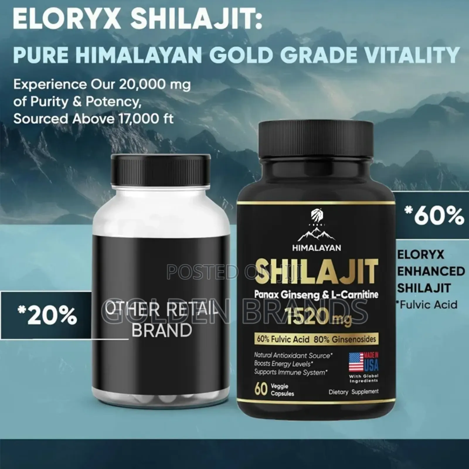 Boost Stamina, Focus Vitality – Himalayan Shilajit With 85 Minerals”