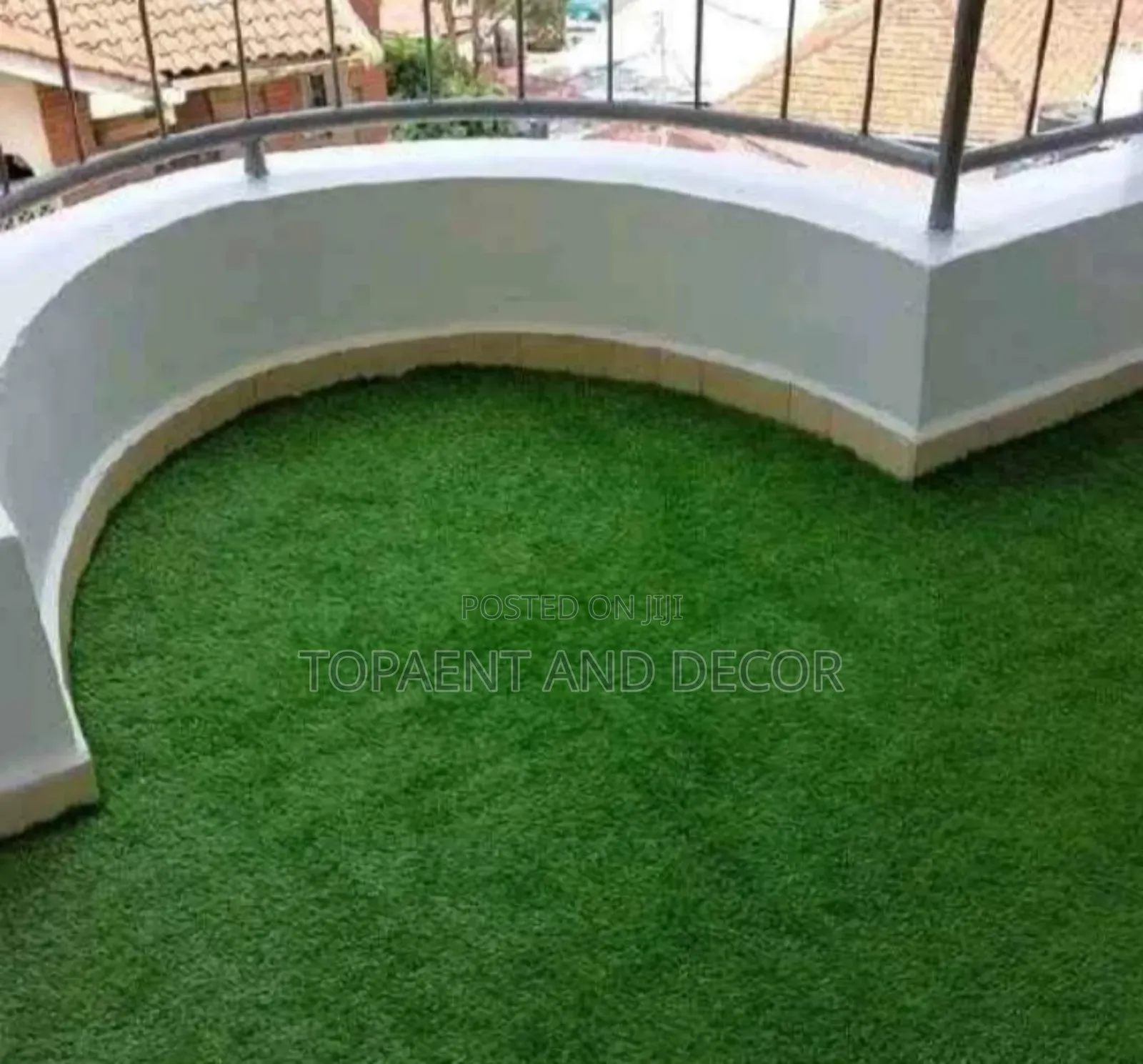 Affordable 20mm Decorative Artificial Green Grass Carpet for Balcony