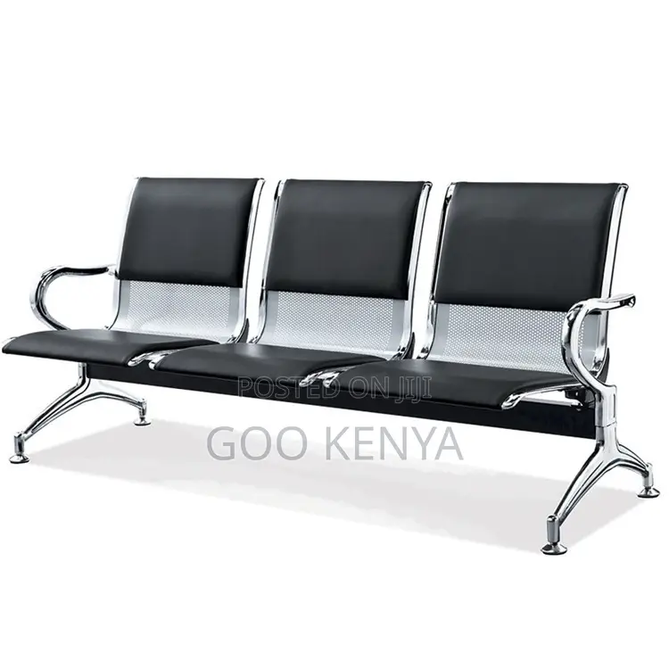 Office Chair ; Public Waiting Three Seats Chair