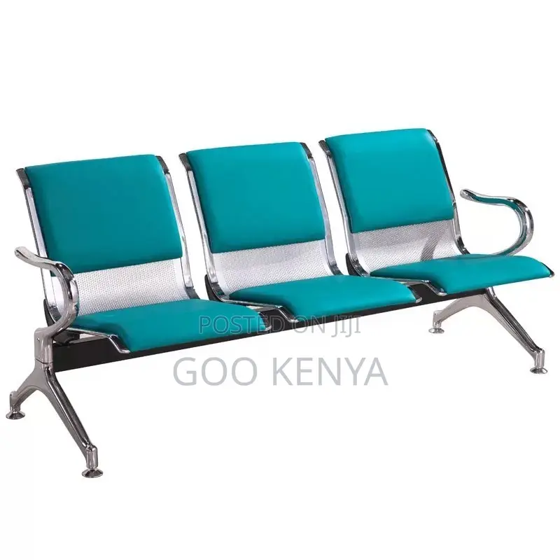 Office Chair ; Public Waiting Three Seats Chair