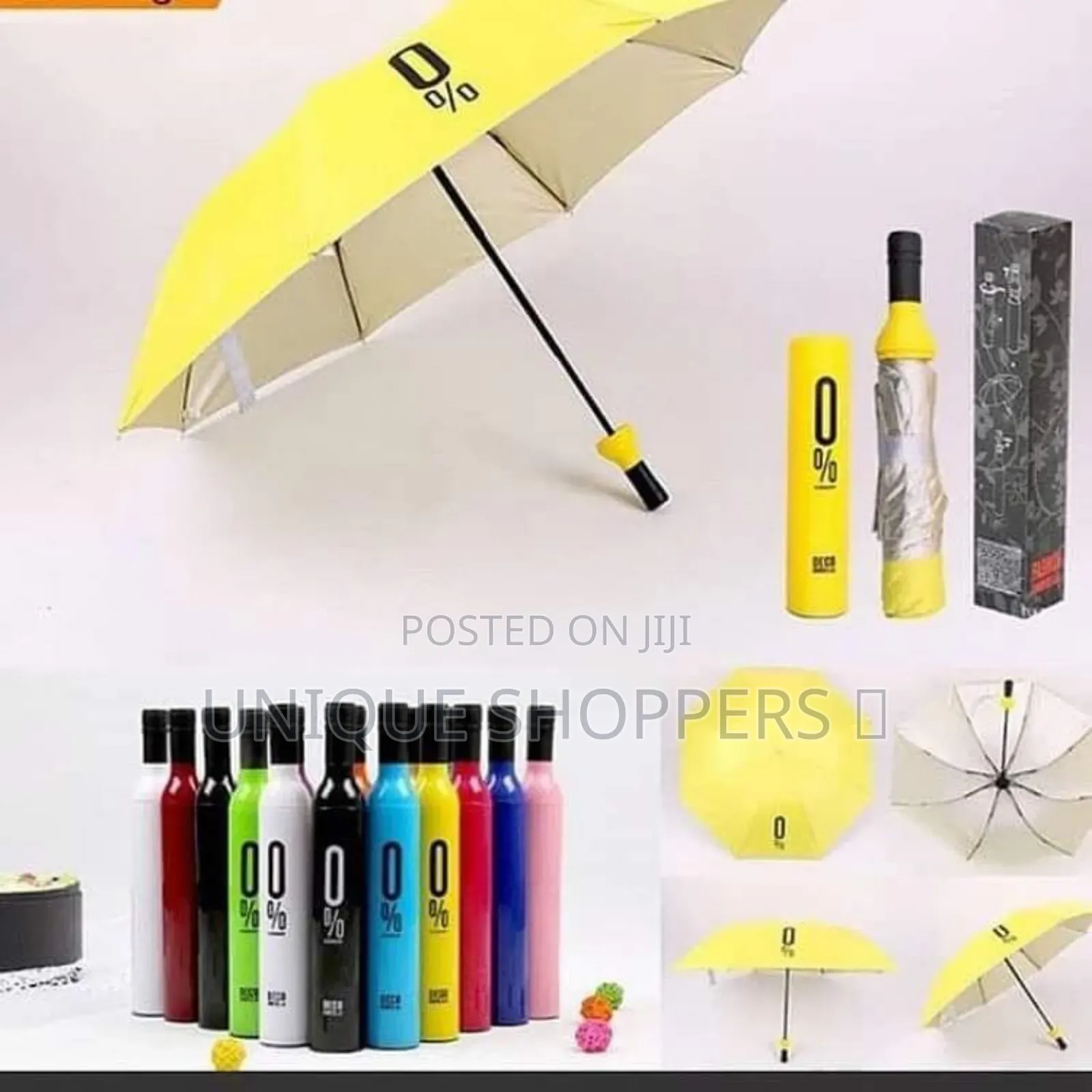*Wine Bottle Design Umbrella