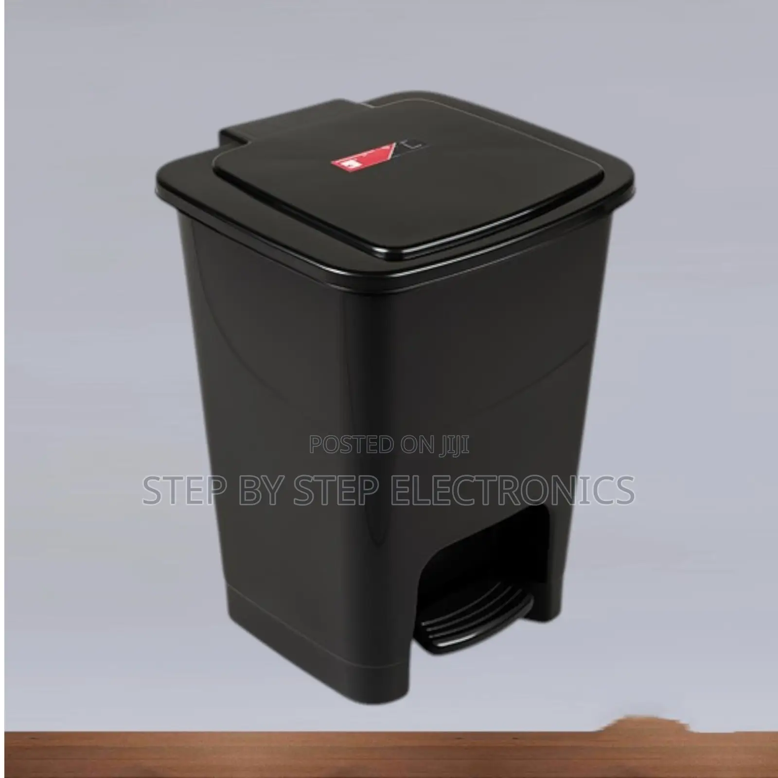 30l Litres Hard Plastic Step Pedal Bin Trash Can for Home, Hotels