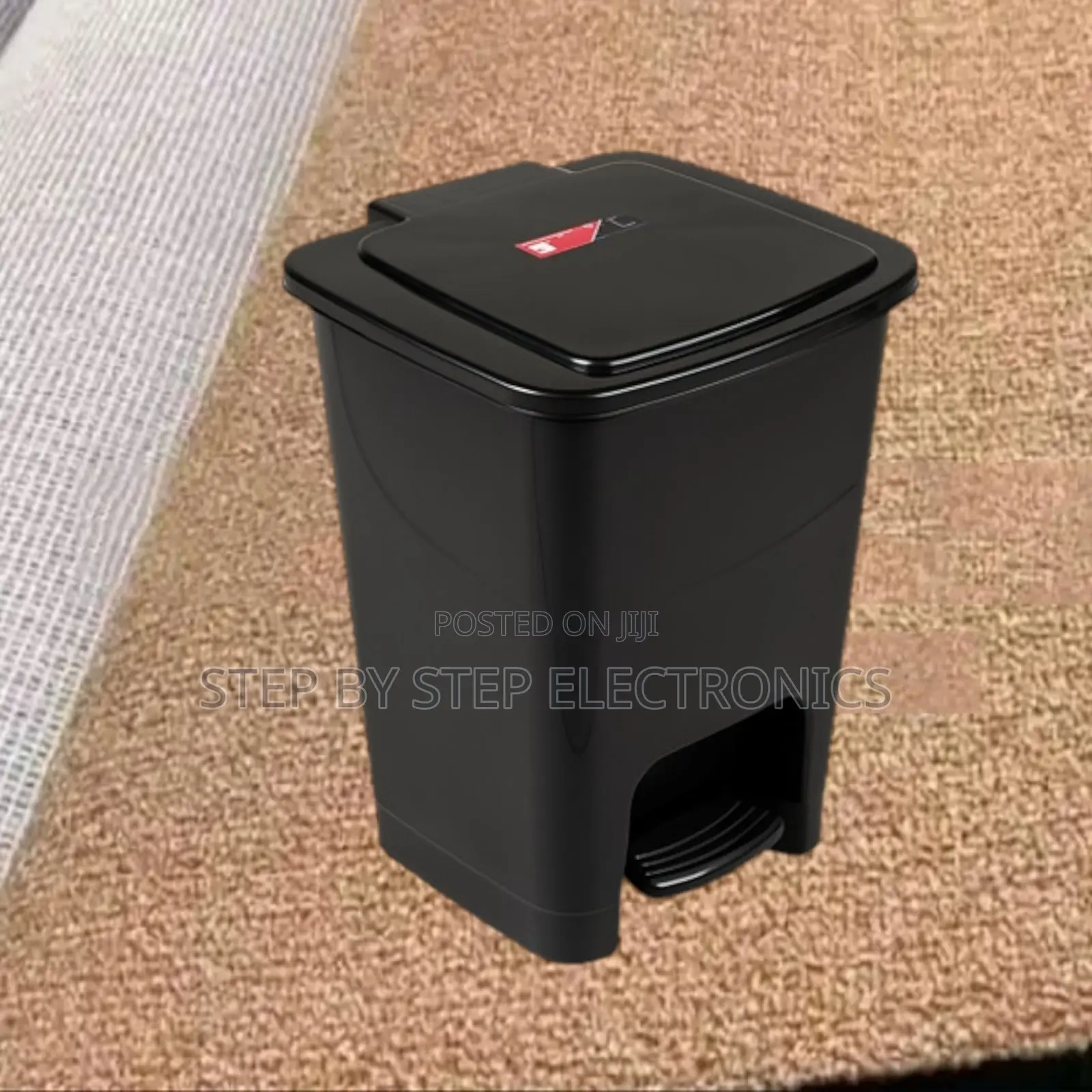 Stylish 30l Hard Plastic Step Pedal Waste Bin Trash Can – Long Life