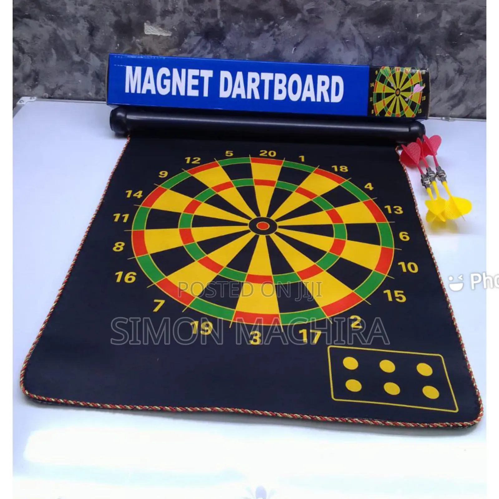 Foldable Magnetic Dartboard