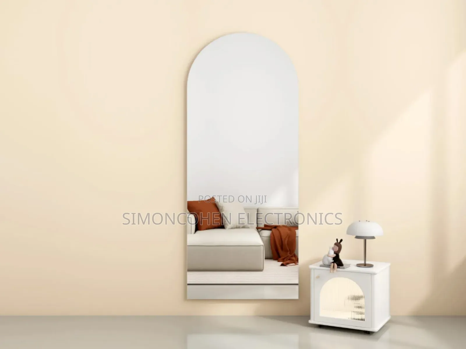Semi Oval Acrylic Clear Mirror(120*40cm)