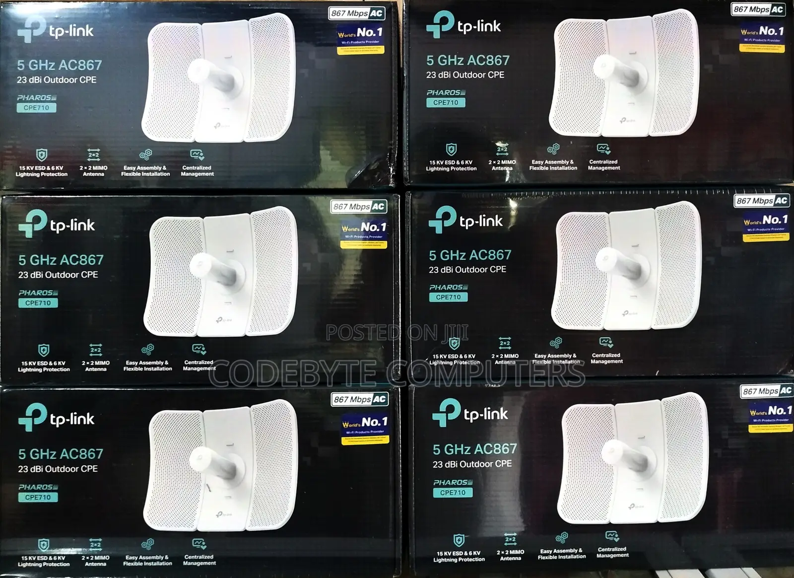 Cpe710 Tp-link Cpe 5ghz 300mbps Outdoor Cpe – Tl-cpe710