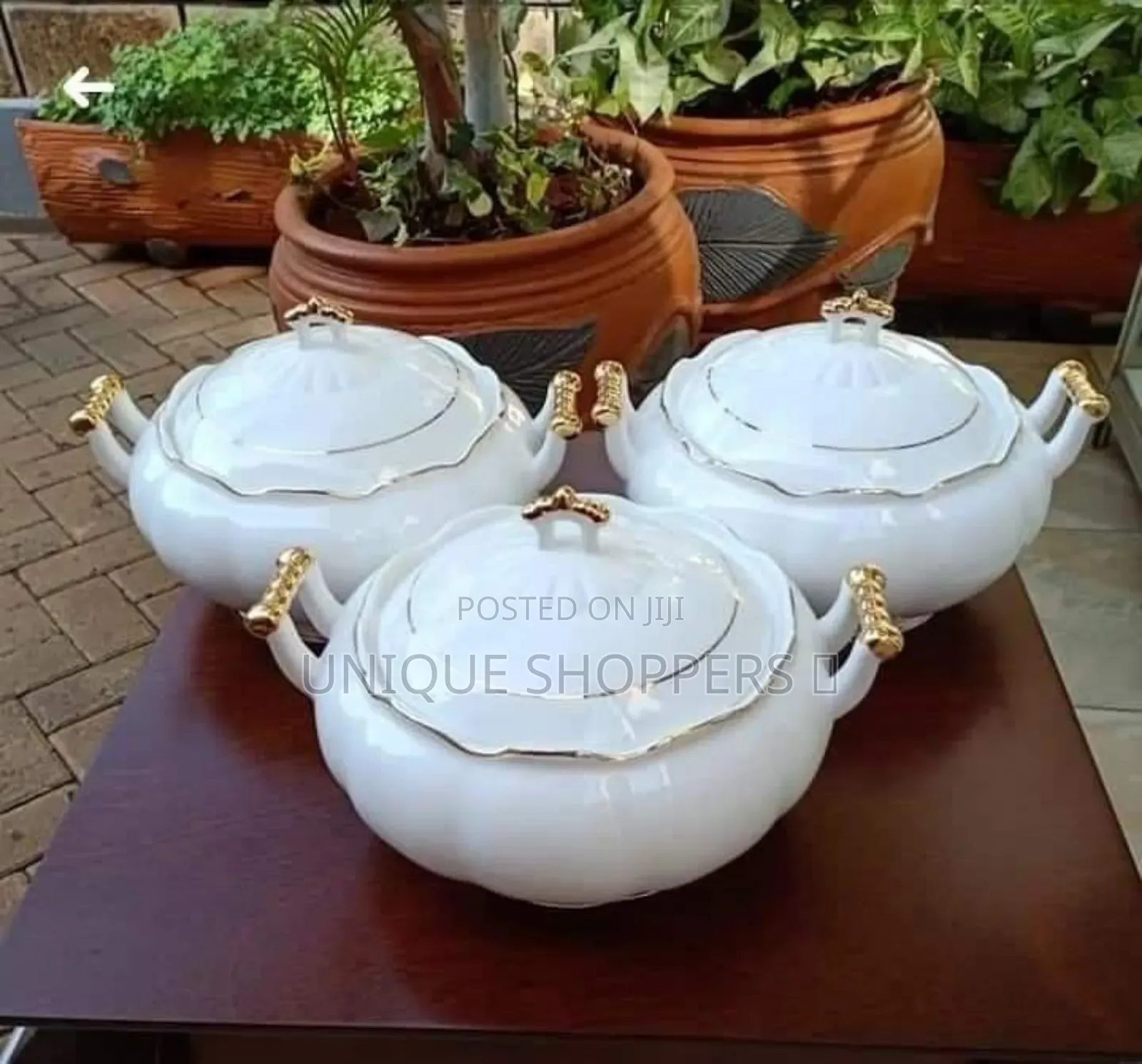 *3 Piece Ceramic Serving Bowl Set