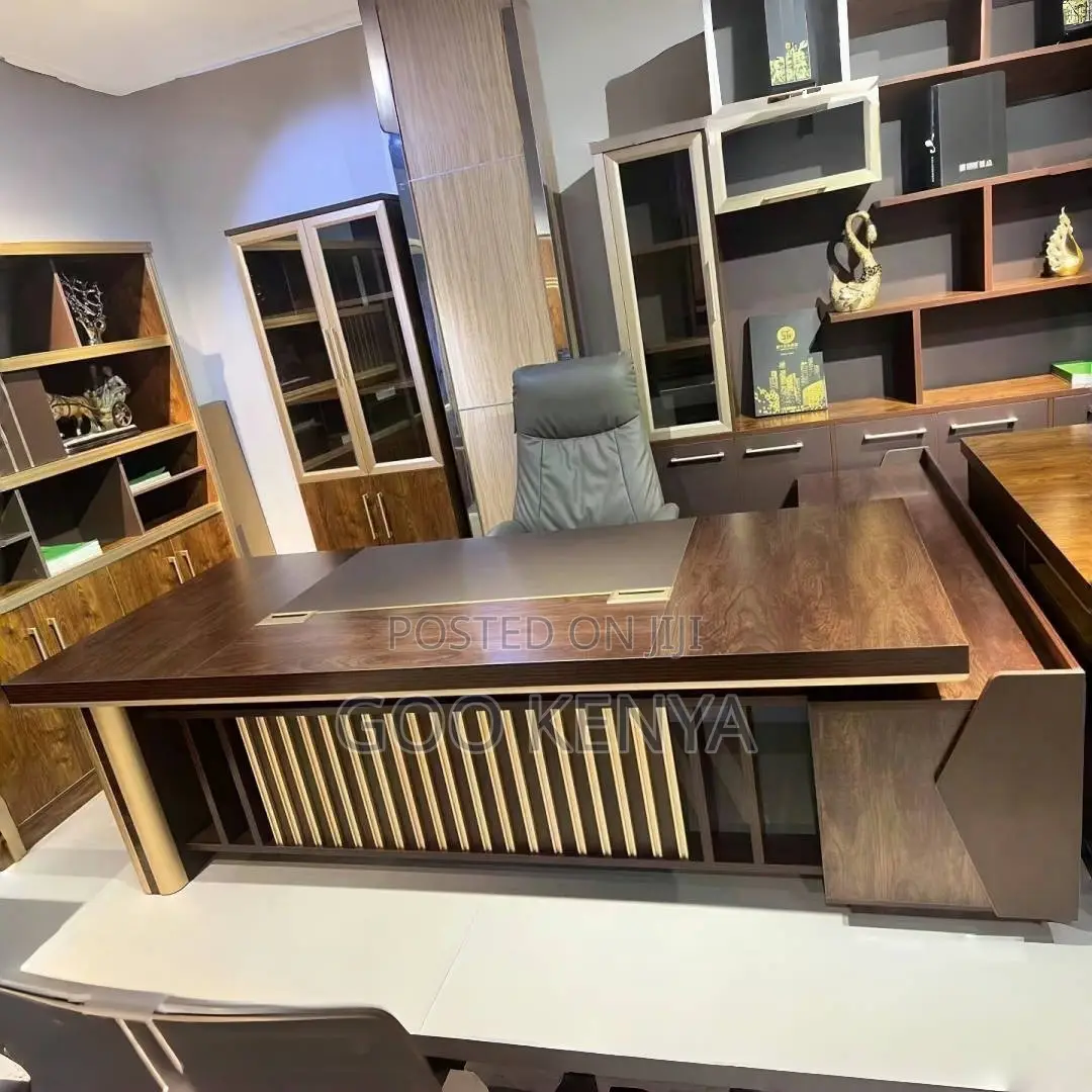 Office Desk ; 140cm Executive Wooden Boss Office Desk